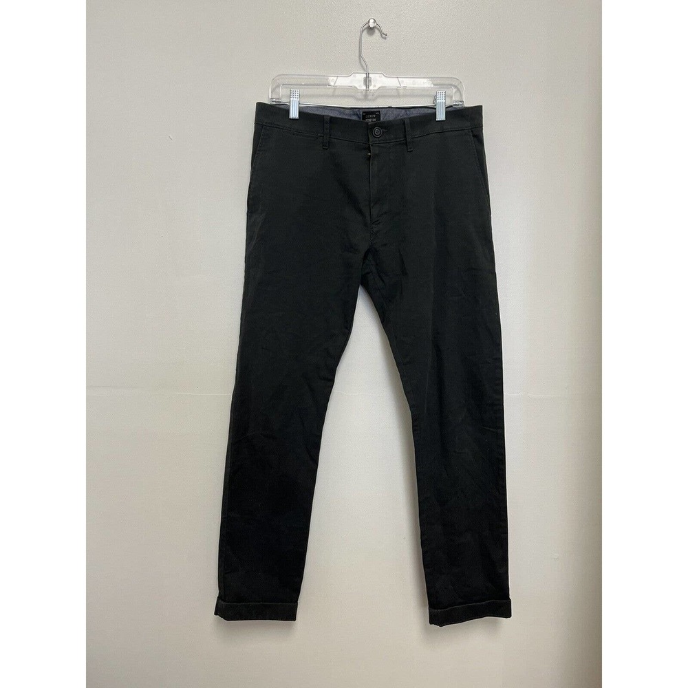 J.Crew Mens $90 484 Slim-Fit Stretch Chino Pants Grey 32X32 AR885